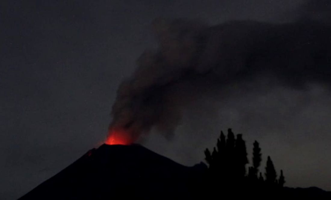 VIDEO: así se vio y escuchó explosión del volcán Popocatépetl