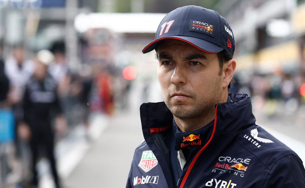 "Checo" Pérez previo a la carrera sprint del Gran Premio de Bélgica - Foto: AFP