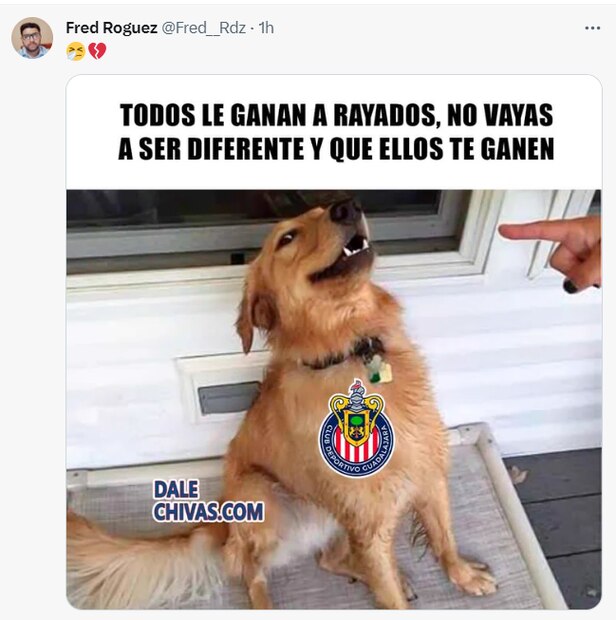 Chivas es protagonista de grandes memes luego de perder ante Monterrey