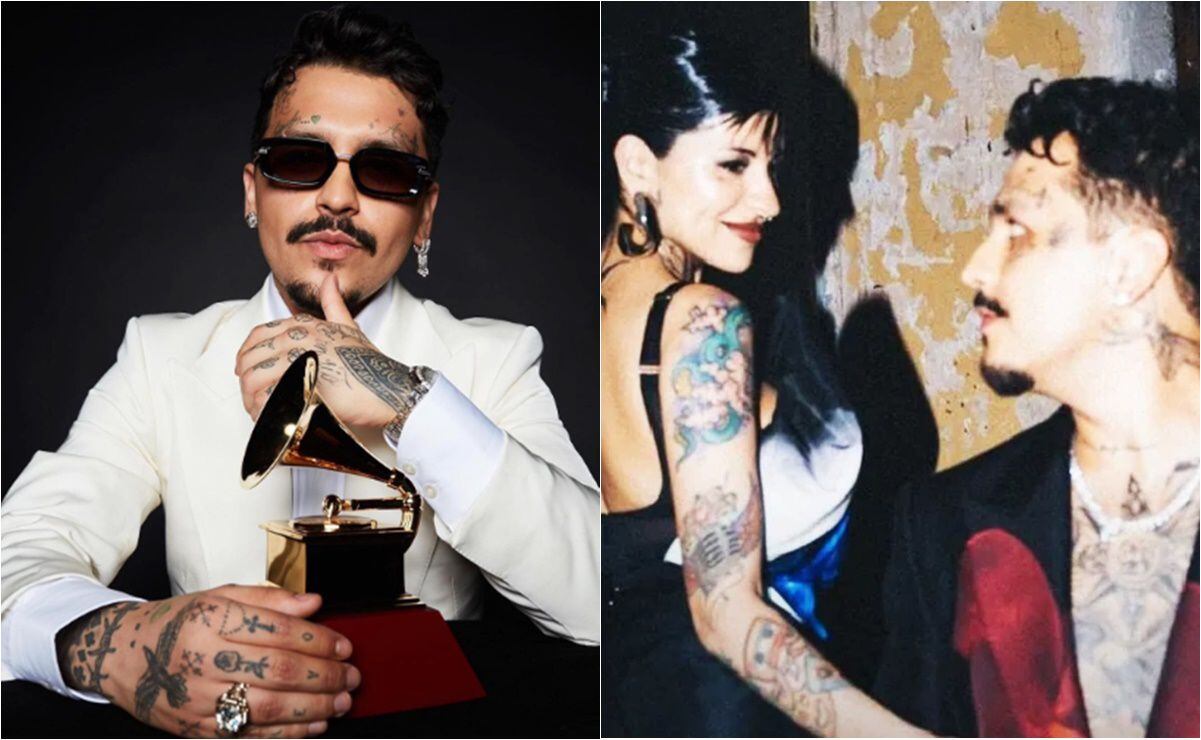 Nodal desarchiva fotografía donde agradecía a Cazzu por su apoyo: "gracias a mi amor"