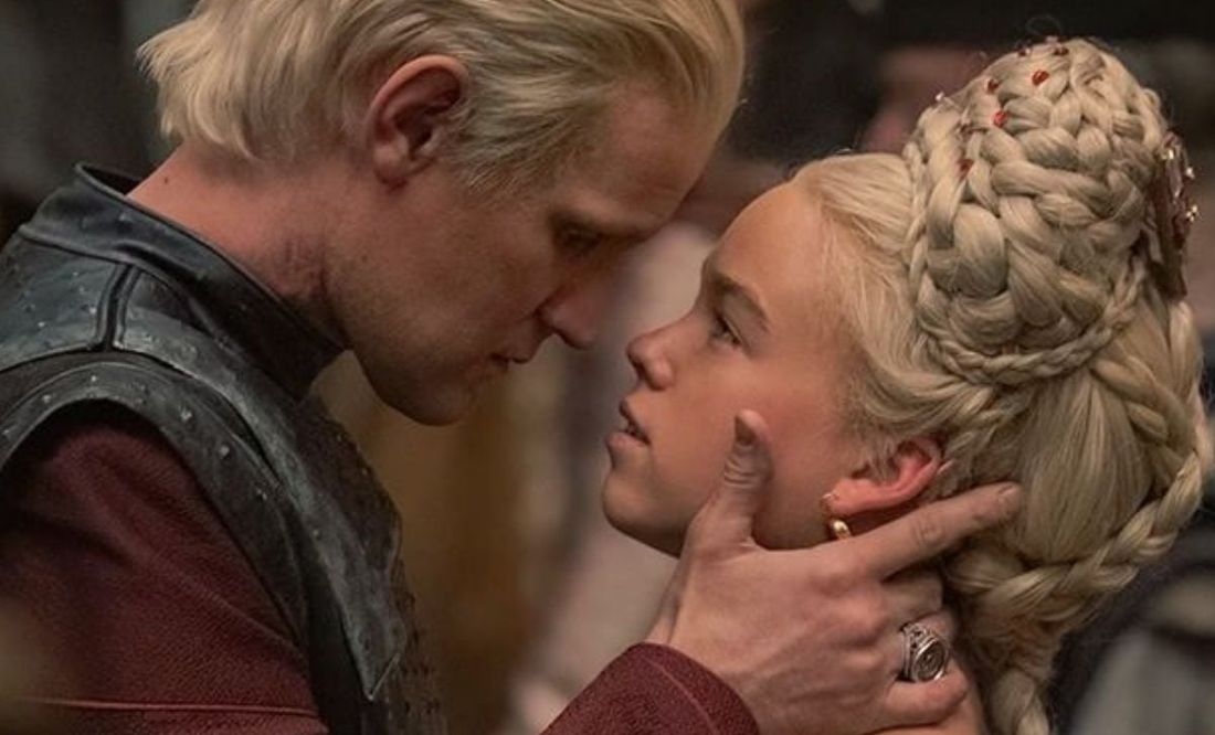 Daemon Targaryen y la princesa Rhaenyra en La Casa del Dragón. Foto: Instagram @hbo