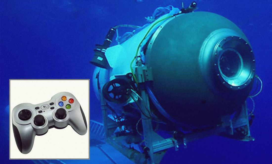 Titán, un submarino de alta tecnología manejado con… un control de videojuegos