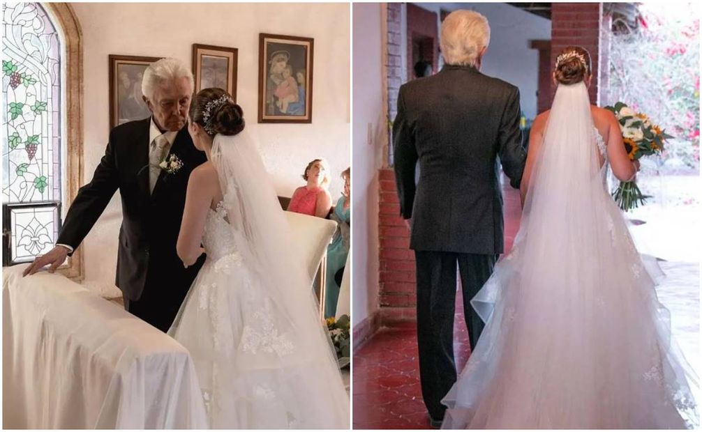 Alberto Vázquez y las fotos de su boda con Elisabeth Ranea.