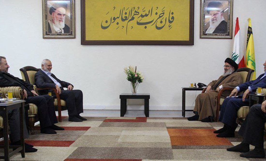 Líderes del Hezbolá y Hamas se reúnen para hablar de 'cooperación' frente a Israel