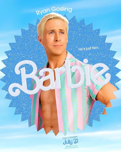 Ryan Gosling es Ken en la película de Barbie. Fuente: Instagram @ryangoslinguk