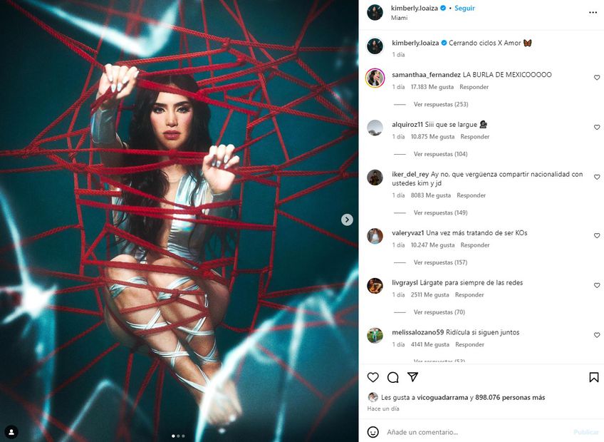 Fans reaccionan a retiro de Kimberly Loaiza. Foto: Captura de pantalla tomada de Instagram
