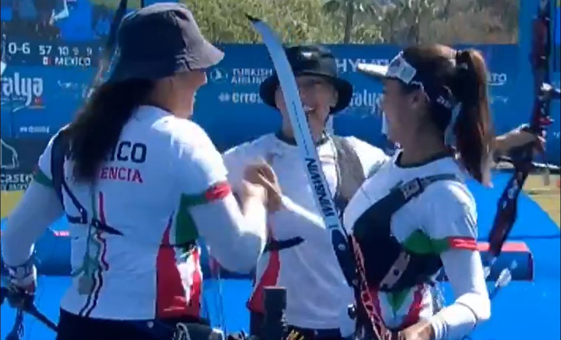 Equipo femenil de México gana el oro en la Copa del Mundo de Tiro con Arco
