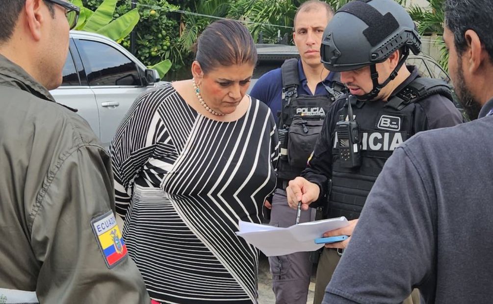 Ministra del Interior de Ecuador, Mónica Palencia. Foto: X (@Palencia3Monica)