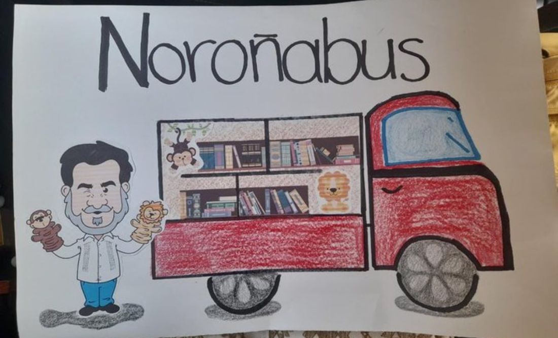 'Noroñabus', la librería ambulante que acompañará a Gerardo Fernández por todo el país
