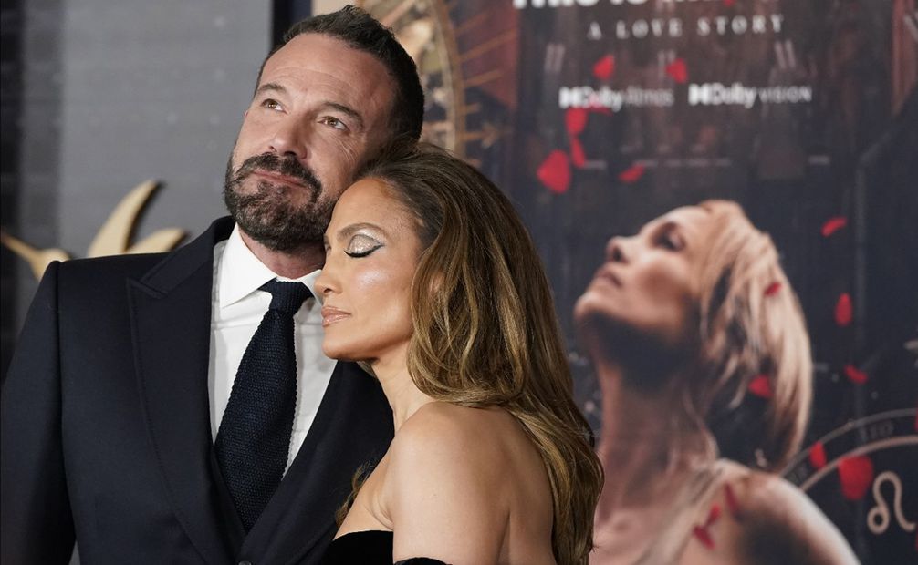 Ben Affleck y Jennifer Lopez. Foto: AP.