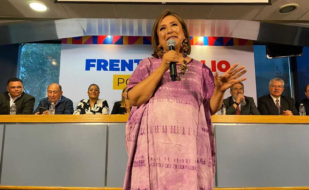 "Creo en el método, yo vengo con los ciudadanos, no tengo una estructura de partidos" declaró la senadora. Foto: Berenice Fregoso / EL UNIVERSAL