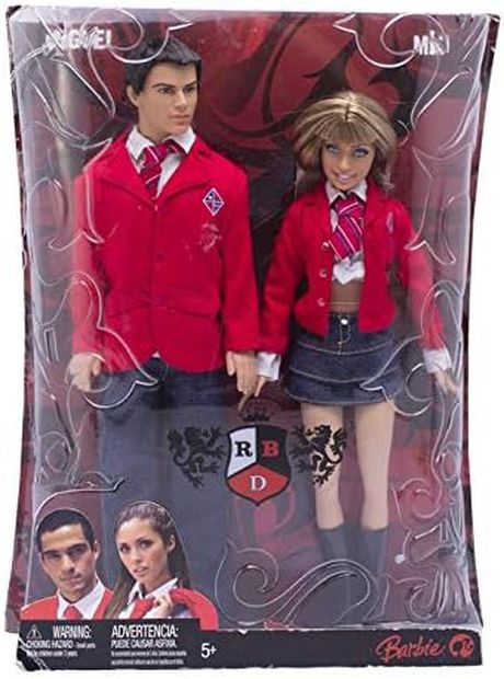 Mía Colucchi y Miguel como Barbie y Ken. Foto: Ebay
