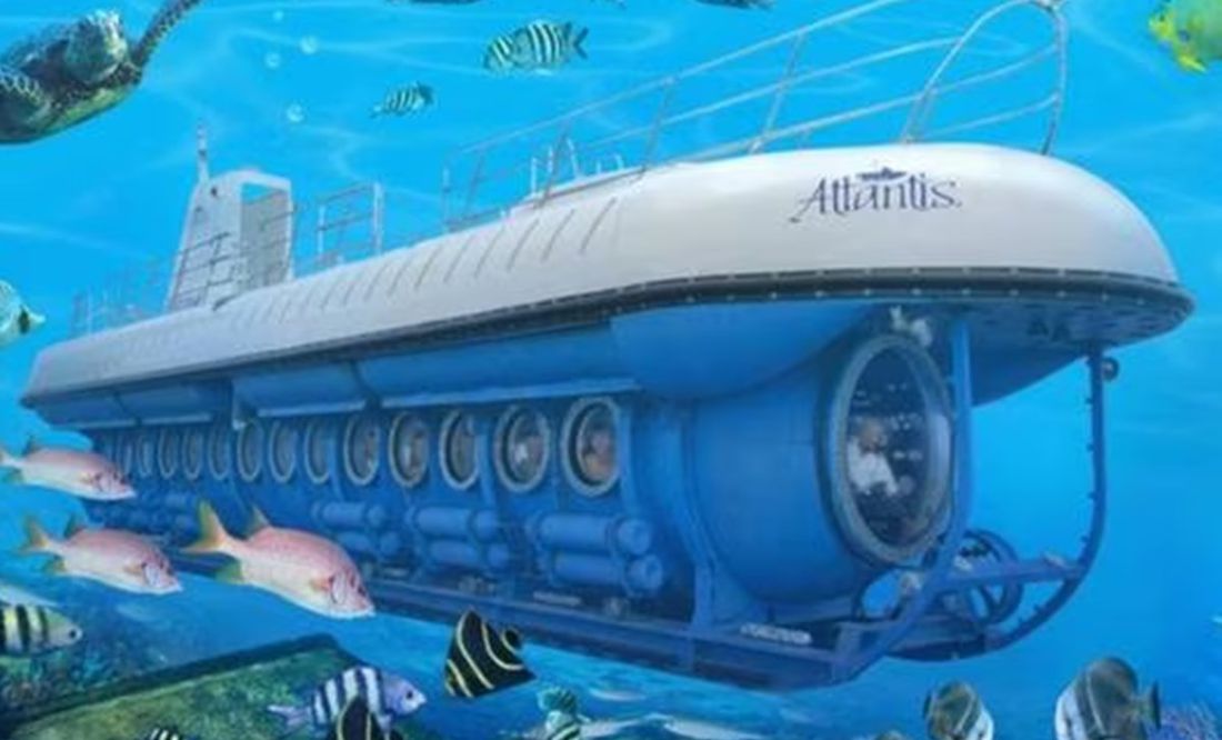 ¿Cuánto cuesta viajar en el submarino Atlantis para conocer el barco perdido en Cozumel?