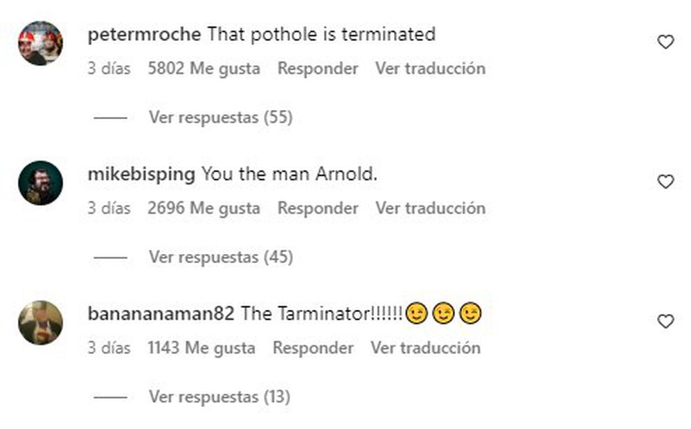 Usuarios de redes sociales reaccionaron ante la acción del actor de Terminator, quien también fue gobernador del estado de California. / Foto: Tomada del video. 