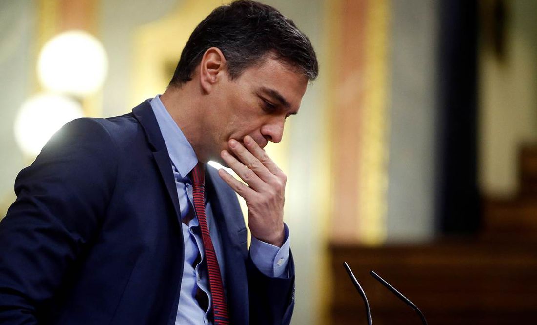 Pedro Sánchez evalúa renunciar como presidente de España, tras denuncia de corrupción contra su esposa. EFE/Mariscal POOL