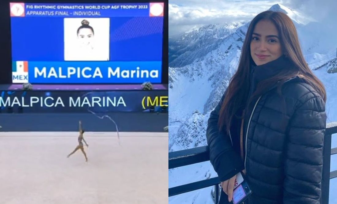 Finaliza Marina Malpica en histórico octavo lugar de la Copa del Mundo de Gimnasia Rítmica
