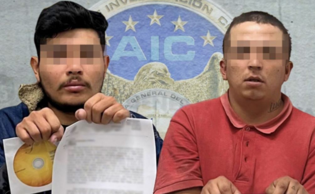Capturan a José Adrián “N” alias “El Adri” y José Iván “N”,  “El Güero Pericles” Foto: Fiscalía de Guanajuato