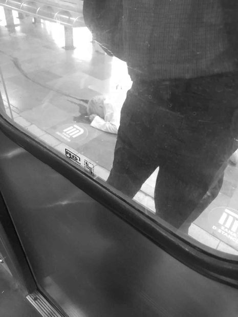 La mujer intentó arrojarse a las vías del Metro, sin embargo, no tuvo éxito y se impactó con uno de los vagones perdiendo la vida Foto: Especial/El Universal