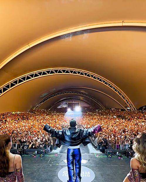 El cantante se presentó con gran éxito en la Feria de San Marcos. Foto: instagram