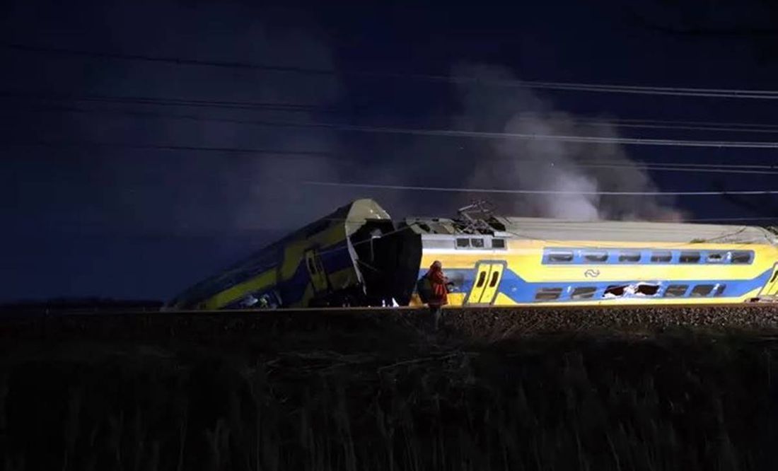 Chocan dos trenes en Países Bajos; reportan medio centenar de heridos