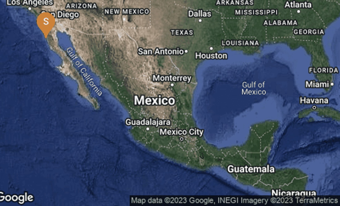 Reportan sismo de magnitud 4.8 en Baja California