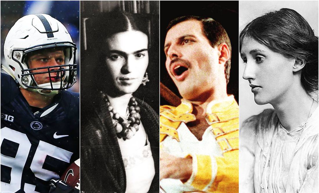 Freddie Mercury, Virginia Woolf, Frida Kahlo, Carl Nassib, alguna de las personalidades LGBT+ más influyentes de la historia