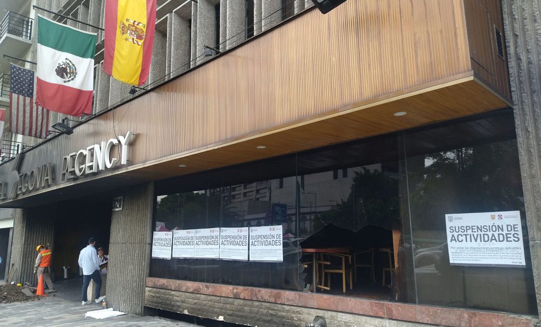 Alcaldía Cuauhtémoc suspende actividades de Hotel Segovia tras incendio