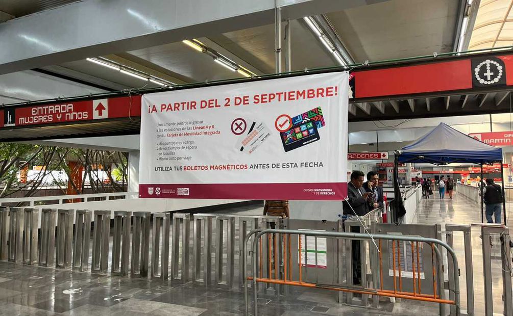 El 2 de septiembre será el último día para usar los boletos en las líneas 1, 4 y 6. Foto: Laura Arana. EL UNIVERSAL