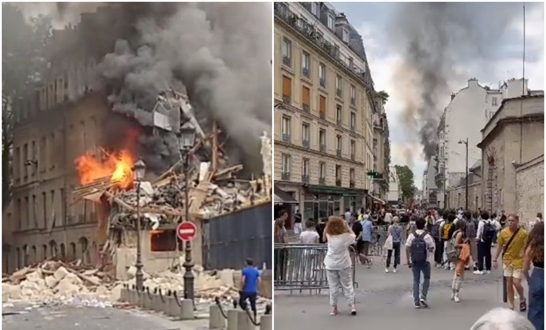 Varios edificios arden en París tras fuerte explosión causada por el gas