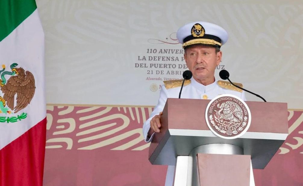 Almirante José Rafael Ojeda Durán, titular de la Secretaría  de Marina-Armada de México (Semar). Foto: Presidencia