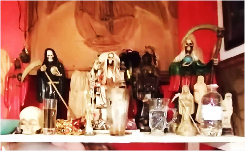 Altar de la Santa Muerte. Foto: Especial