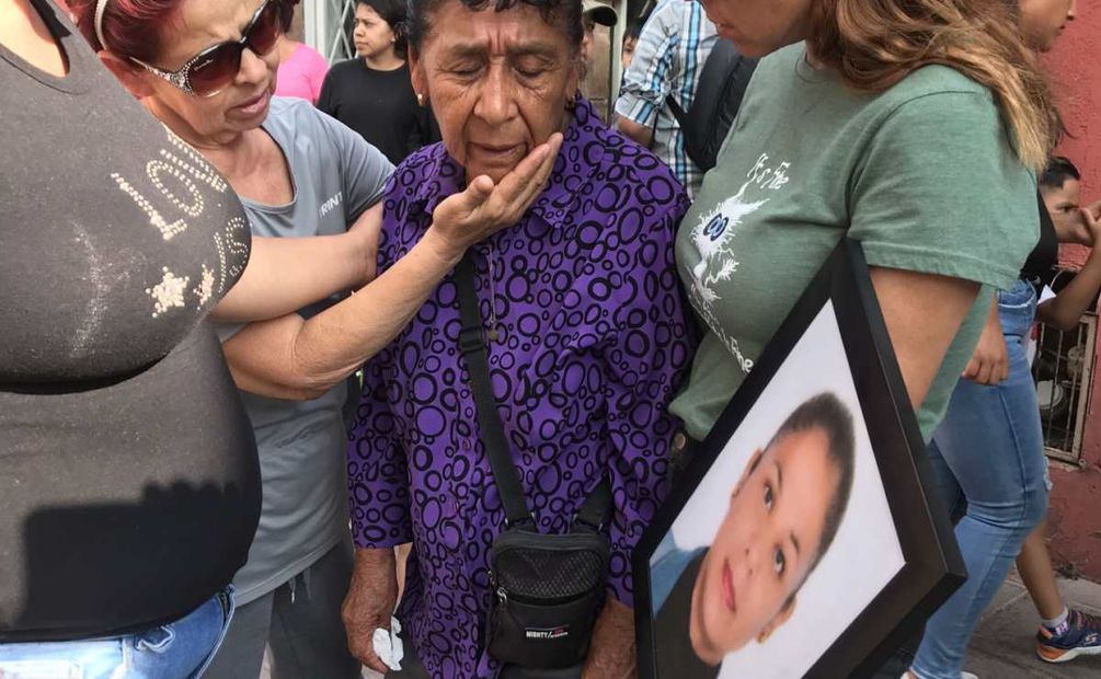 Las protestas fueron encabezadas por la madre de Milagros Monserrat, su hermana y varias mujeres activistas de Guanajuato. Foto: Xóchitl Álvarez. EL UNIVERSAL