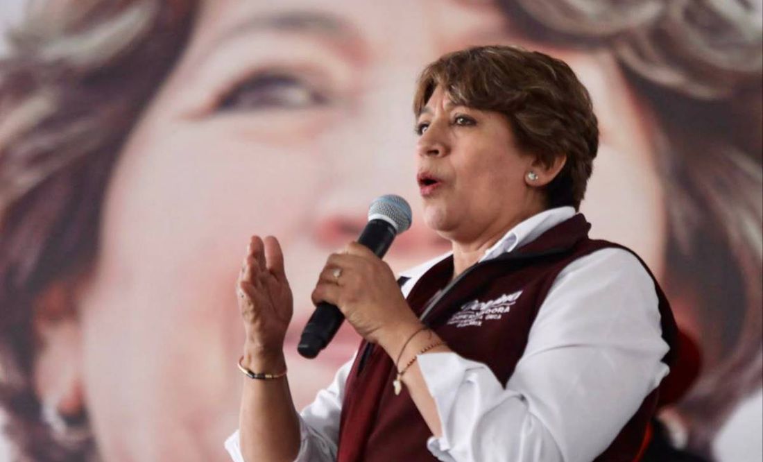 Delfina Gómez promete gobierno con perspectiva de género de ganar las elecciones en Edomex