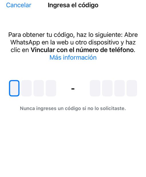 WhatsApp Web. Foto: Captura de pantalla / EL UNIVERSAL