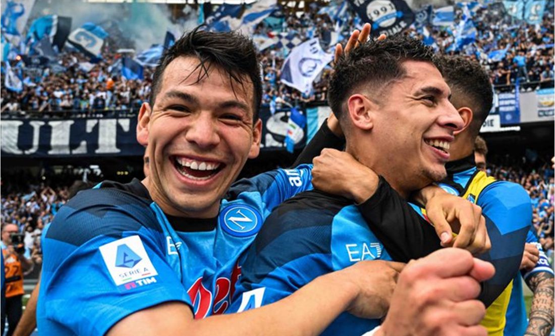 ¡HISTÓRICO! Chucky Lozano y el Napoli se convierten en Campeones de la Serie A