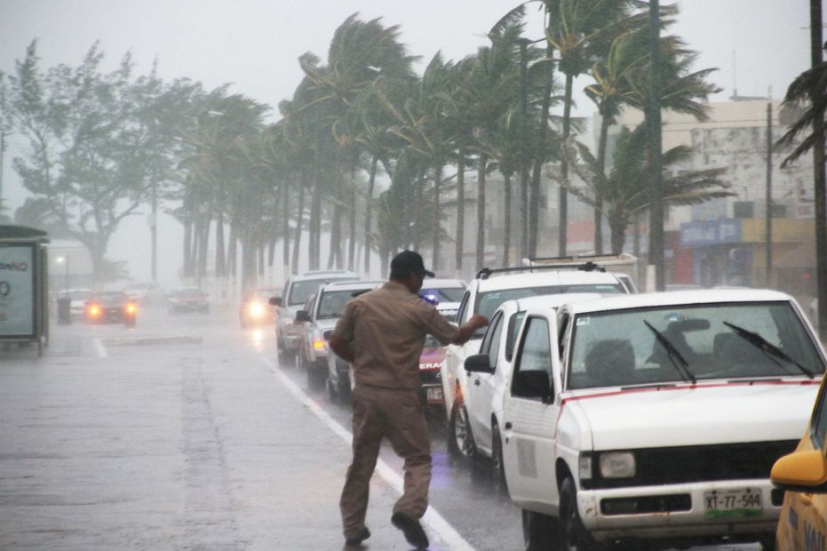 Las fuertes lluvias en Veracruz. Foto: Archivo. EL UNIVERSAL