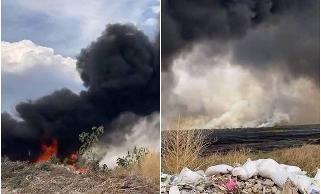 Incendio consume 30 hectáreas de pastizales de El Salado en Ecatepec