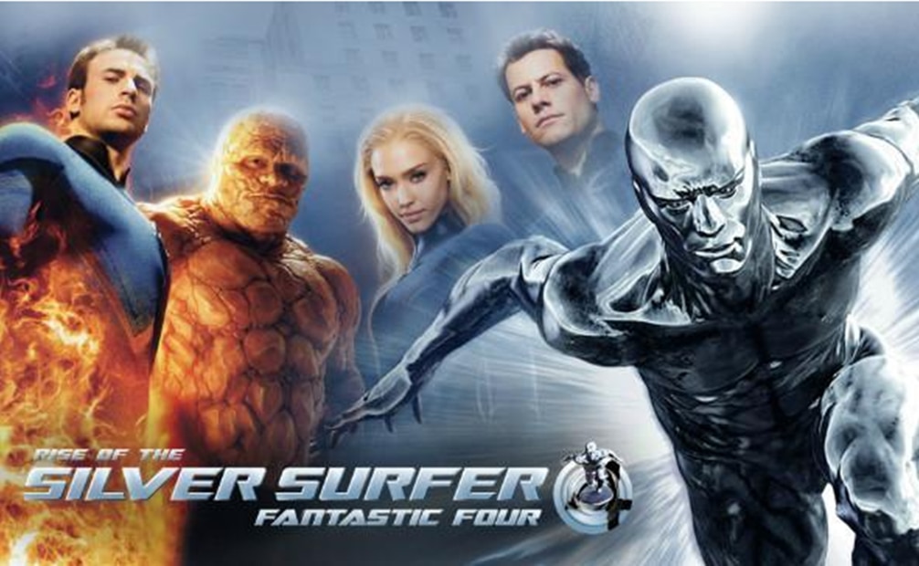 Los 4 Fantásticos y Silver Surfer. Foto: Tomada de redes