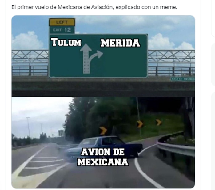 Memes Mexicana de Aviación. Foto: Captura de pantalla