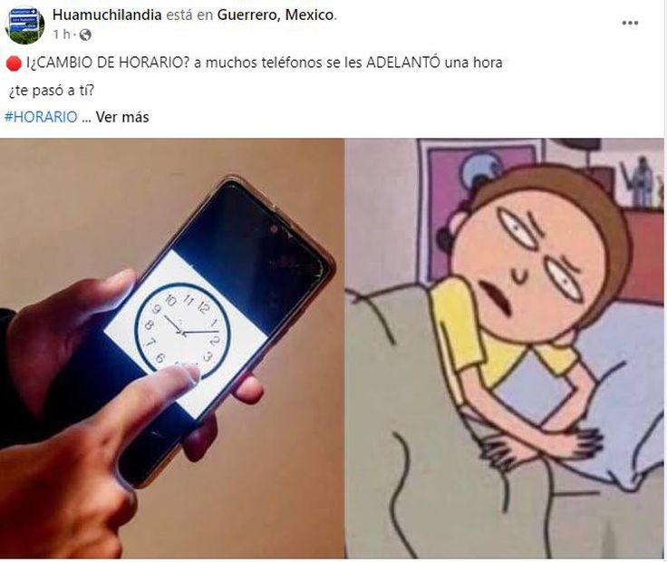 Confusión por Horario en México Inunda las Redes Sociales con Memes
<p>Foto: Captura de pantalla