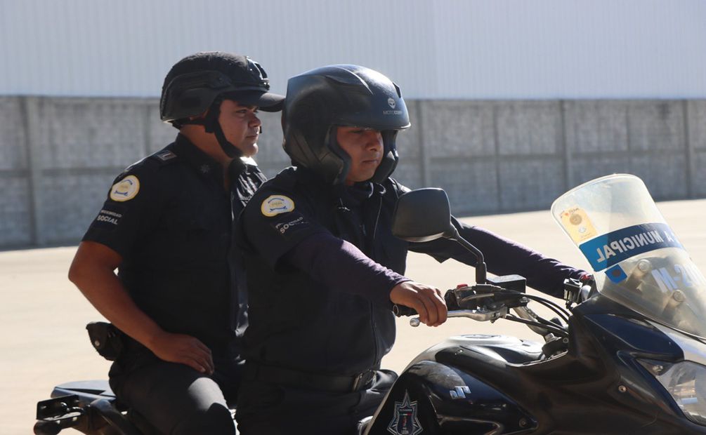 Arranca grupo 'Halcón Motorizado' de la Policía Municipal de León. Foto: Secretaria de Seguridad de Léon