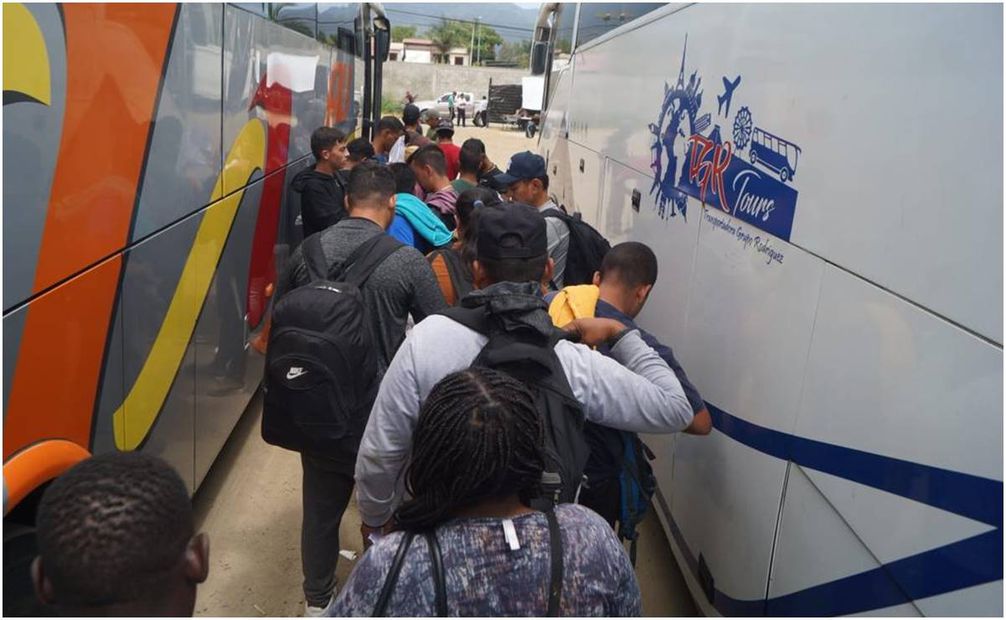 Centro de Moviidad Migratoria de donde salió el autobús en el que murieron 18 personas en Oaxaca. Foto: Edwin Hernández/ EL UNIVERSAL