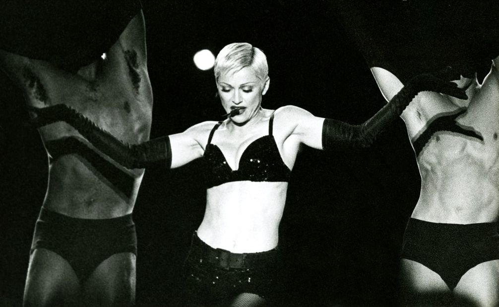 En 1993, Madonna dijo: “Si dicen que sólo digo estupideces, ¿entonces por qué tanta gente está pendiente de lo que digo? Creo que es porque lo que digo es interesante. Cuando ya no tenga nada qué decir, cerraré la boca y me iré”. Foto: Fernando Aceves/Archivo EL UNIVERSAL.