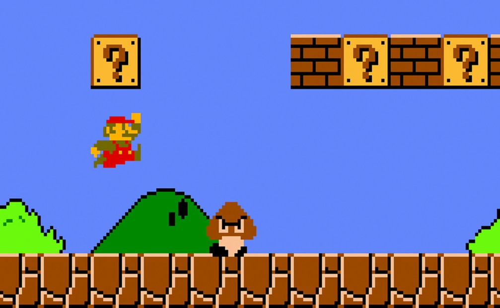 Super Mario Bros: Los hermanos saldrían de las cañerías para enfrentarse a Bowser, la tortuga gigante que se apoderó del reino hongo y que raptó a la princesa Peach. Los jugadores debían atravesar 8 mundos distintos, cada uno de los cuales ofrecía 5 niveles.
<p>Cortesía: Alfa beta juega