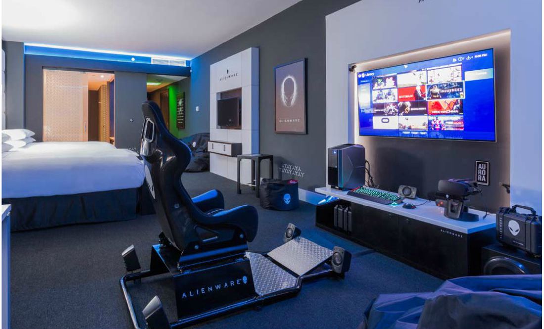 Alienware Room, la nueva habitación gamer de Hilton