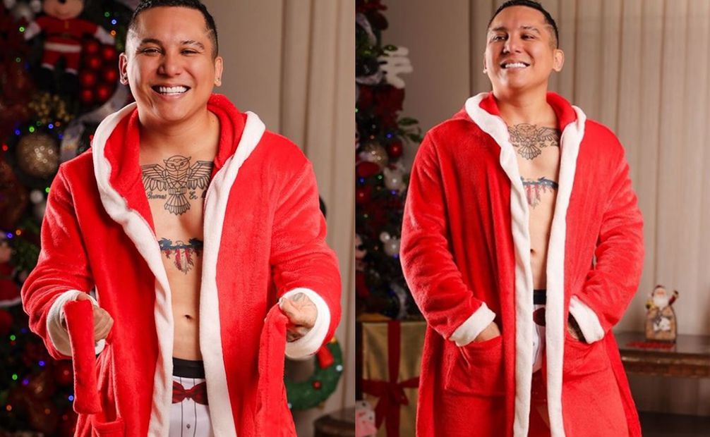 Edwin Luna desata controversia con sus fotos navideñas. Foto: Instagram oficial.