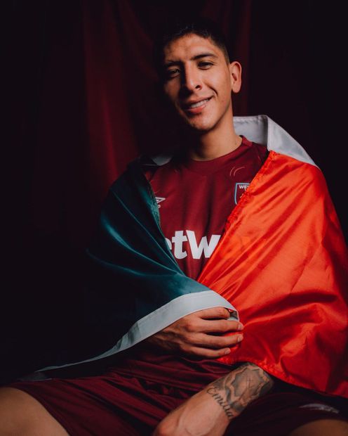 Edson Álvarez tras su llegada al West Ham - Foto: @edsonnalvarez en Instagram
