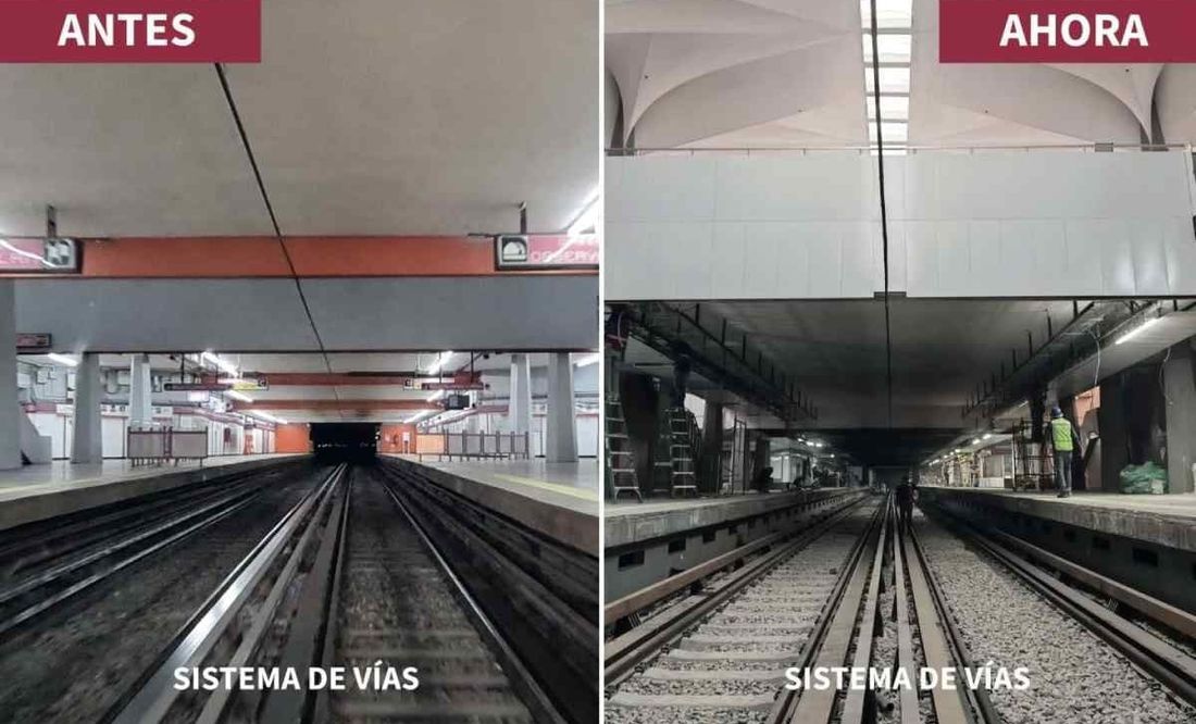 Metro CDMX: Antes y Ahora, así se ve la nueva Línea 1