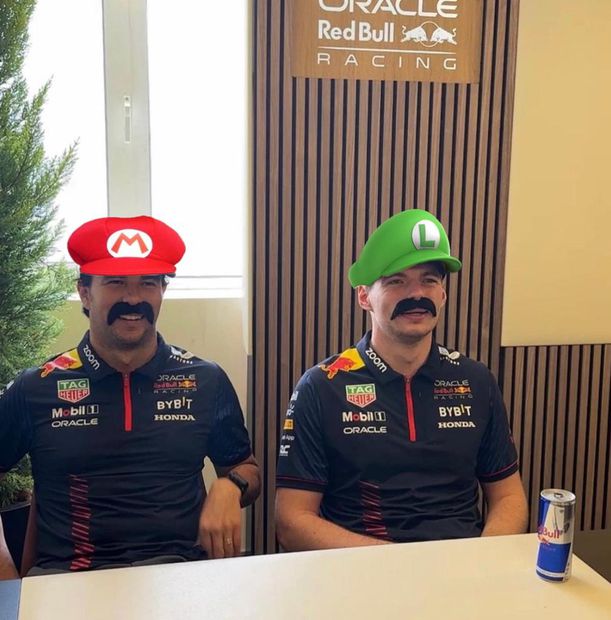 Memes de Checo Pérez y Max Verstappen