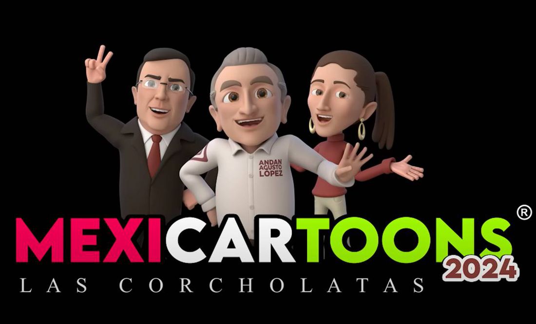 Lanzan caricaturas de 'las corcholatas' rumbo a la elección de 2024... ponen a la delantera a Adán Augusto